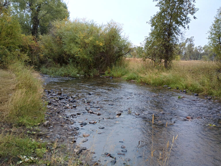 Creek at Almosta Ranch vacation rental near Bozeman, Montana